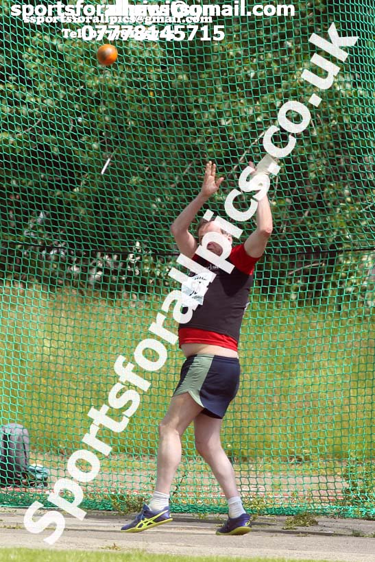 Mens hammer, 2019 NEMA Track and Field Champs, Monkton. Photo:  David T. Hewitson/Sports for All Pics